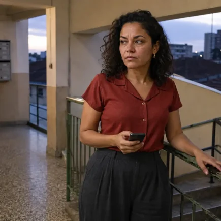 Mulher jovem fazendo uma pausa antes de responder uma mensagem durante um momento de irritação