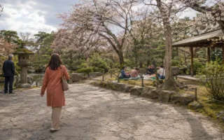 Caminho em um jardim japonês representando diferentes formas de viver com mais leveza