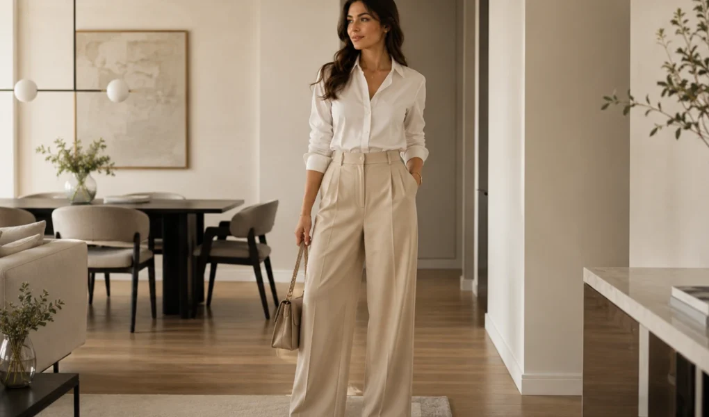 como parecer elegante com roupas simples