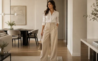 como parecer elegante com roupas simples