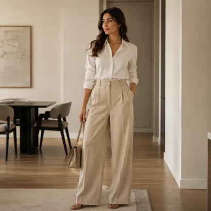 como parecer elegante com roupas simples