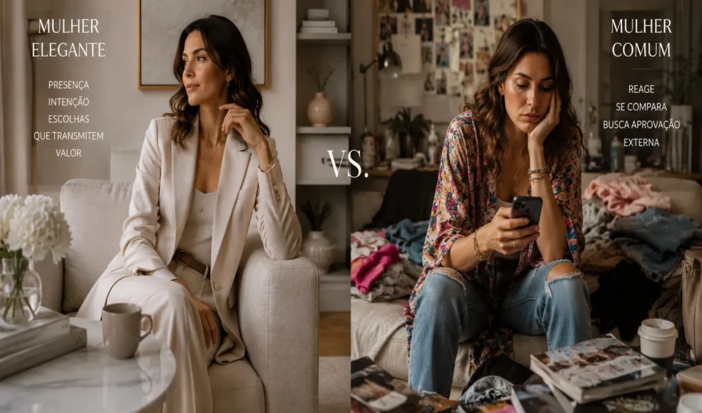 mulher elegante vs mulher comum diferenças reais